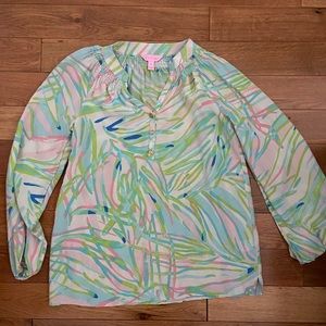Lilly Pulitzer Elsa Silk Top